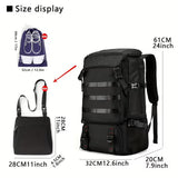 NNETM Travel Hiking Backpack with USB Charging Port