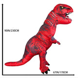 NNETM T-Rex Costume Red Dinosaur Suit