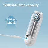 NNETM Portable Handheld Fan with LED Light