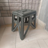 NNETM Camping & Home Stool Portable Square Seat