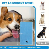 NNETM Dog Bath Brush Grooming Kit 6pcs with Gloves & Towel