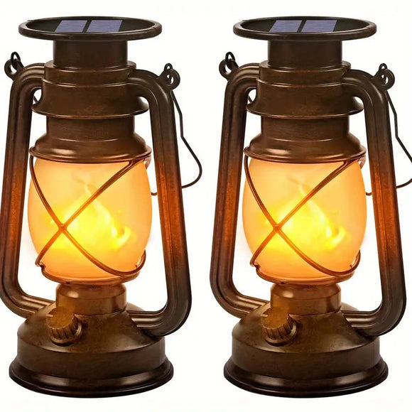 NNETM Solar Vintage Horse Lantern (2PCS)