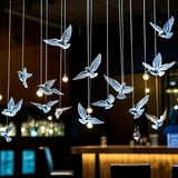 NNETM Bird Pendants Transparent Hanging Decorations (10pcs)