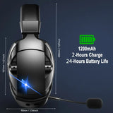 NNETM Over-Ear Gaming Headset Wireless and Wired