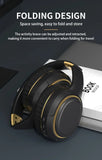 NNETM Wireless Headset with RGB Lights and Foldable Design