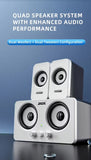 NNETM Desktop Stereo Surround Computer Speaker