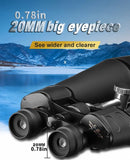 NNETM Binoculars Long Range with Phone Mount