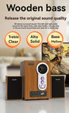 NNETM Wooden Subwoofer Stereo System with USB