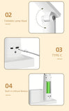 NNETM Desk Lamp with Adjustable Arm and Phone Holder