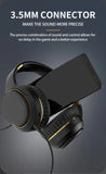 NNETM Wireless Headset with RGB Lights and Foldable Design