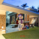 NNETM 2D Inflatable Snowman Decoration