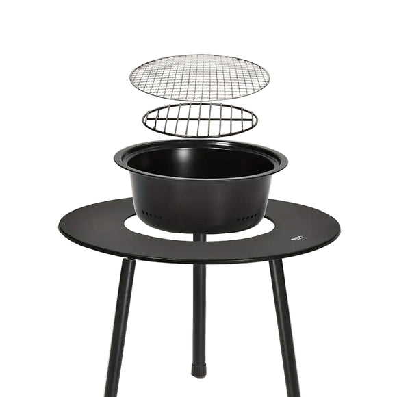 NNETM Charcoal Grill Outdoor Iron Camping Stove
