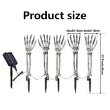 NNETM Solar Halloween Ghost Hand Lights Outdoor (5pcs)