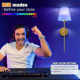 NNETM Battery Wall Sconces Set of 2 with Remote