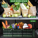 NNETM Car Storage Bag Foldable Trunk Organizer with Ice Pack