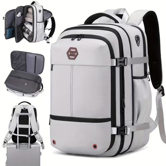 NNETM Laptop Travel Backpack with Trolley Sleeve
