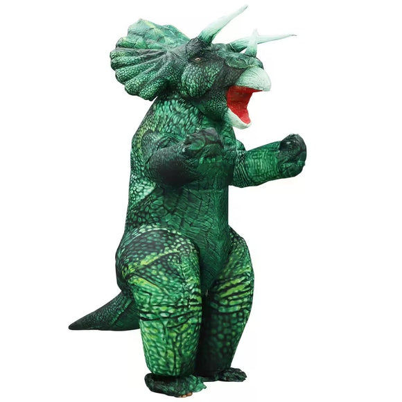 NNETM Inflatable Triceratops Dinosaur Costume for Adults
