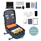 NNETM Business Laptop Backpack with USB Charging Port