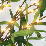 NNETM Christmas LED Lighted Artificial Green Tree