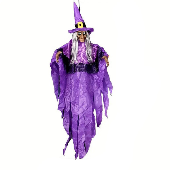 NNETM Spooky Witch Costume Halloween Hanging Decoration