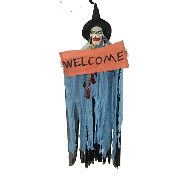 NNETM Halloween Motion Activated Witch Decoration