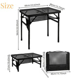 NNETM Black Metal Casual Side Table