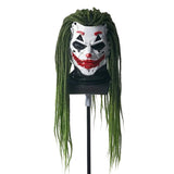 NNETM Joker Clown Costume Mask with Braids