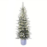 NNETM Pre-Lit Arctic Pine Christmas Tree