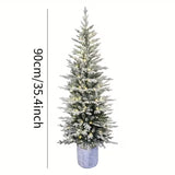 NNETM Pre-Lit Arctic Pine Christmas Tree