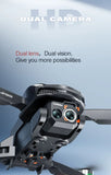 NNETM Dual Camera Brushless Remote-Control Drone for Adults