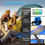 NNETM Emergency Flashlight Radio with Power Bank