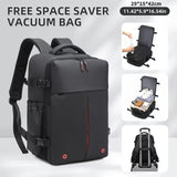 NNETM Travel Backpack with Built-In Pump