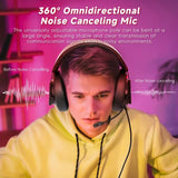 NNETM Gaming Headset with Mic Wired Over-Ear