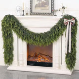 NNETM Christmas Real Touch Cedar Garland Decor (2pcs)