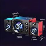 NNETM Wireless Speaker 2.1 Channel USB Bass Sound System