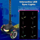 NNETM Kids Scooter Adjustable Height with LED Wheels