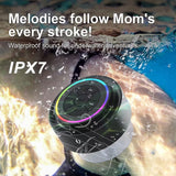 NNETM Wireless Speaker with Suction Cup & LED Lights