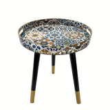NNETM Round Serving Tray with Detachable Legs