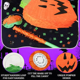 NNETM Large Pumpkin Piñata Set Party Decor (4pcs)