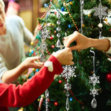 NNETM Crystal Christmas Ornament Set Hanging Decor (20PCS)