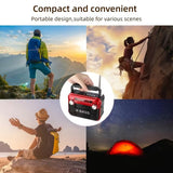 NNETM Portable FM Radio with Flashlight