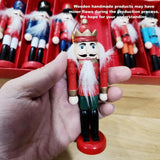 NNETM Christmas Nutcracker Ornament Wooden Figures (Set 6-Piece)