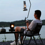 NNETM Retro Stainless Steel Camping Stove with Window