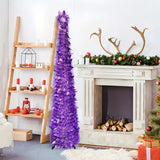 NNETM Pop-Up Purple Pencil Christmas Tree