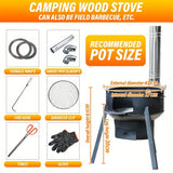NNETM Wood Stove for Outdoor Camping