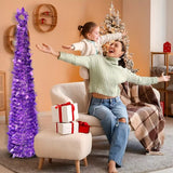 NNETM Pop-Up Purple Pencil Christmas Tree