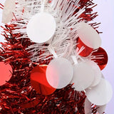 NNETM Red White Spiral Christmas Tree