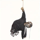 NNETM Halloween Hanging Skull Decoration LED with Sound