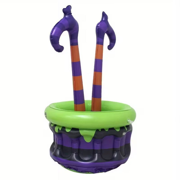 NNETM Inflatable Witch Bucket Halloween Party Cooler
