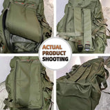 NNETM Outdoor Hiking Camping Backpack with Utility Pockets